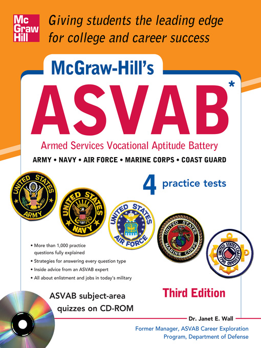 Title details for McGraw-Hill's ASVAB by Janet E. Wall - Wait list